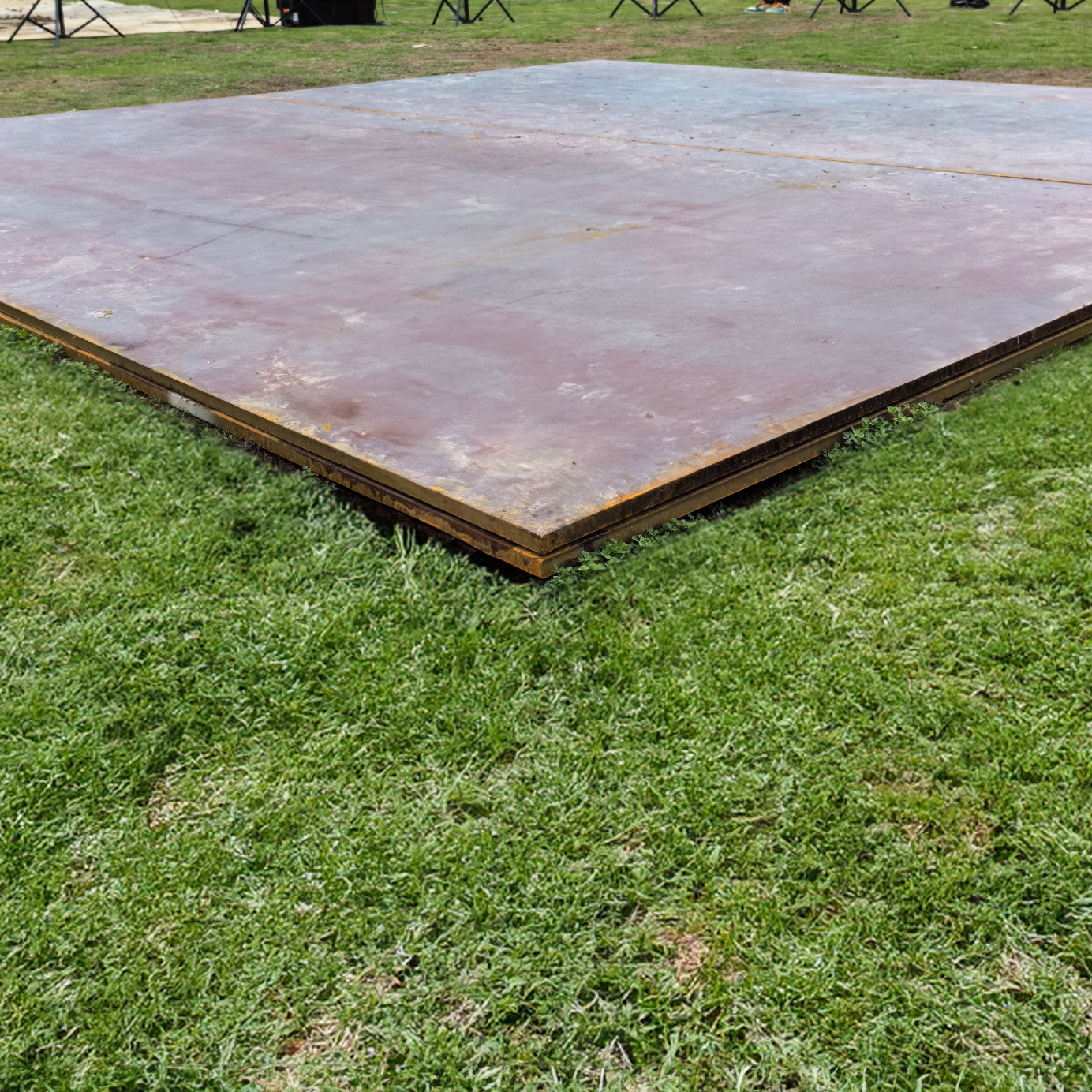 4cm thick steel sheet